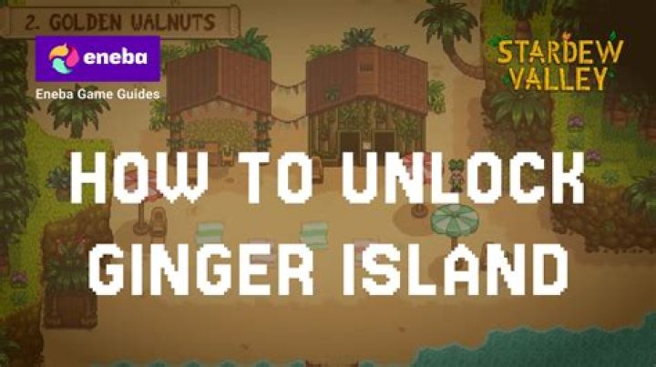How do you unlock Ginger Farm island?