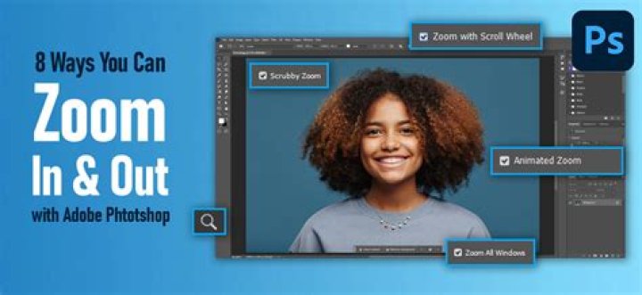 How do you zoom in without glasses reflection?