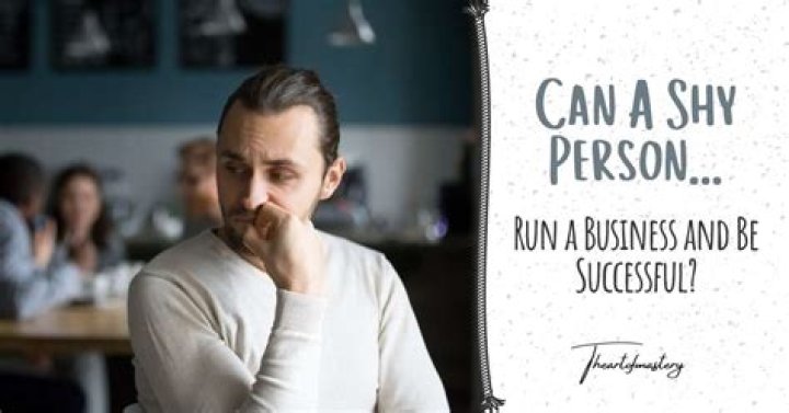 How does a shy person act?