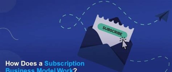 How does a subscription business model work?