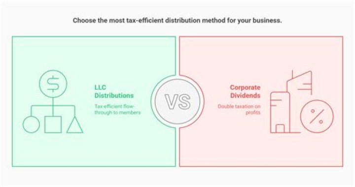 How does an LLC distribute profits?