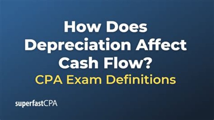 How does depreciation affect cash flow statement?