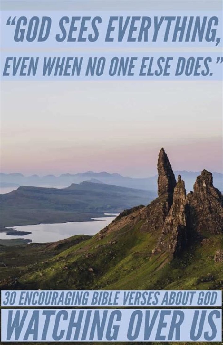 How does God watch over his people?