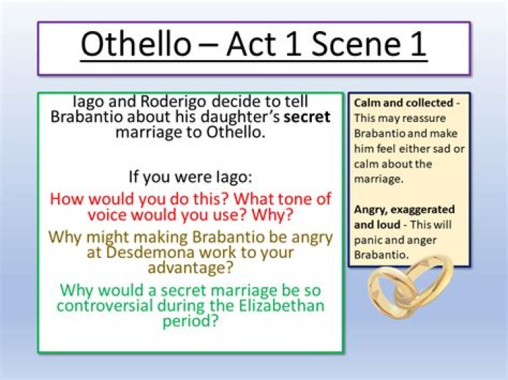 How does Iago mislead Othello?
