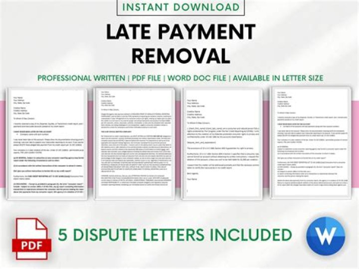 How far back can a late payment be removed?