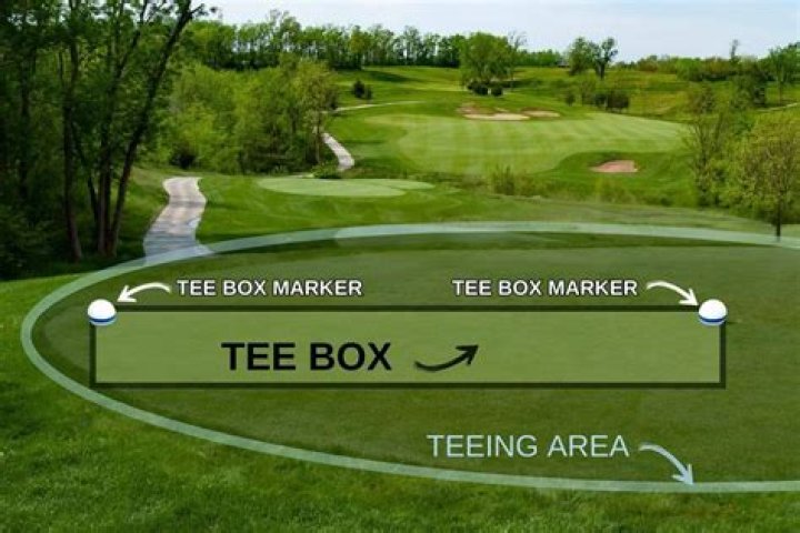 How far back from the tee box can you hit?