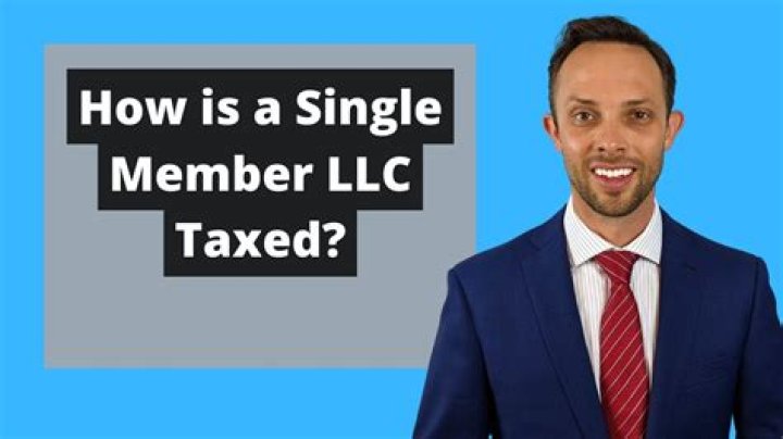 How is an LLC with one member taxed?