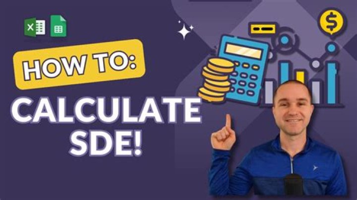 How is SDE calculated?