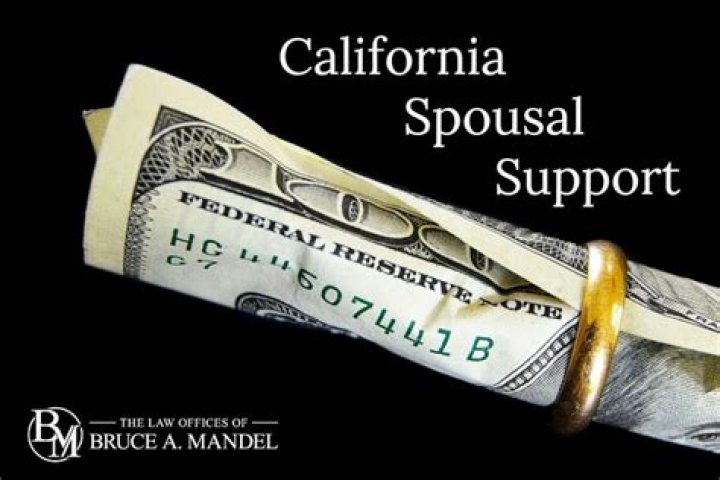 How is spousal support calculated in California?