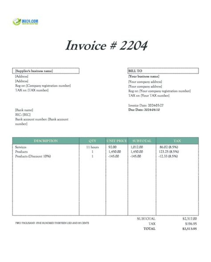 How late can a supplier send an invoice?