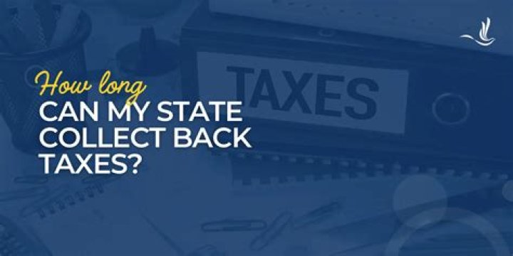 How long can New York State collect back taxes?