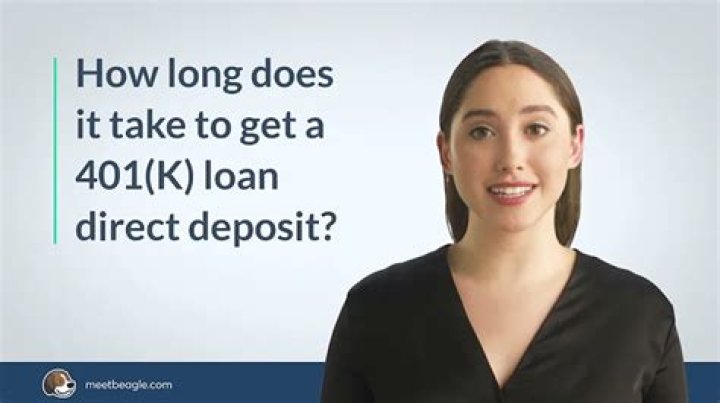 How long does it take 401k to deposit?