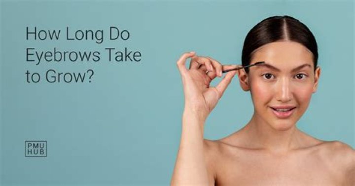 How long does it take to grow a unibrow?