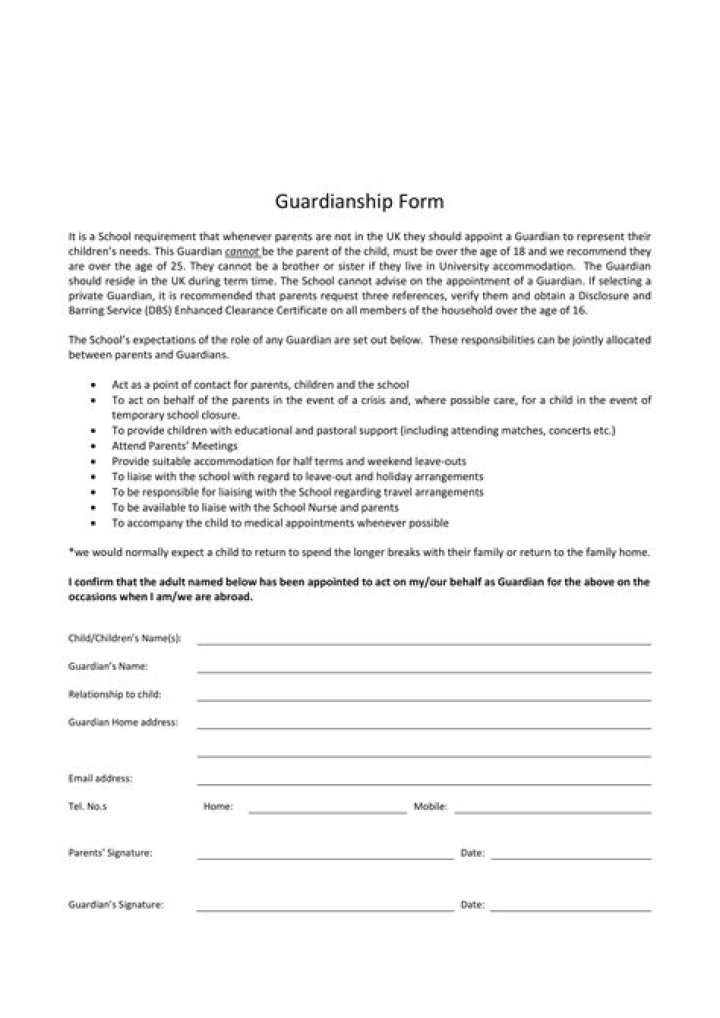 How long does it take to set up guardianship?