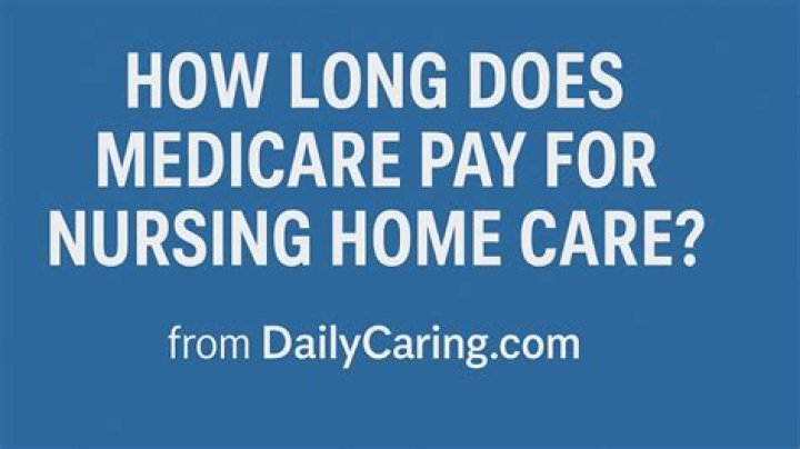 How Long Does Medicare pay for nursing home care?