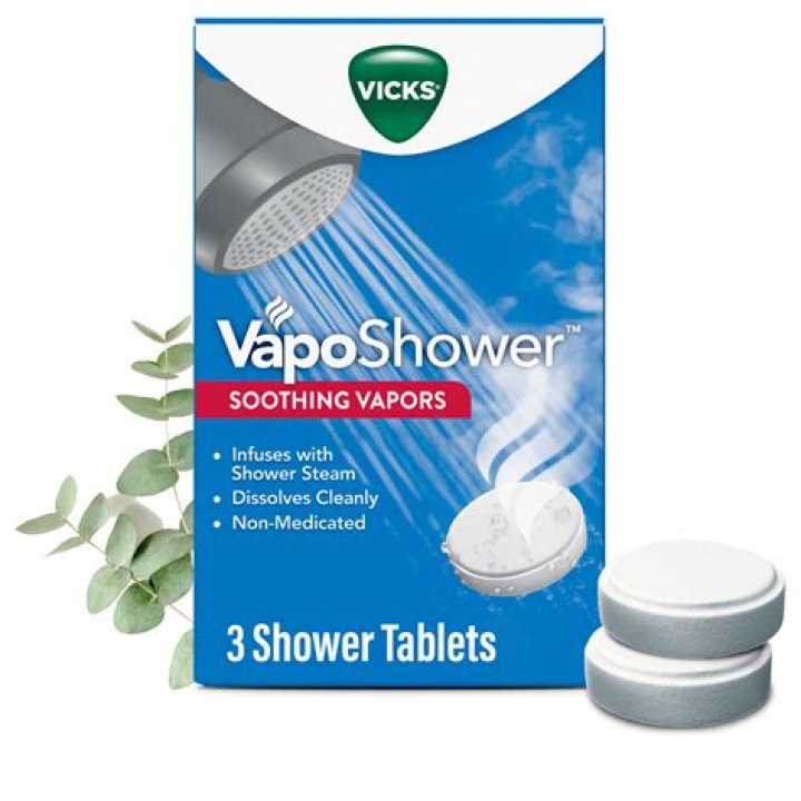 How long does Vicks Vaposhower last?