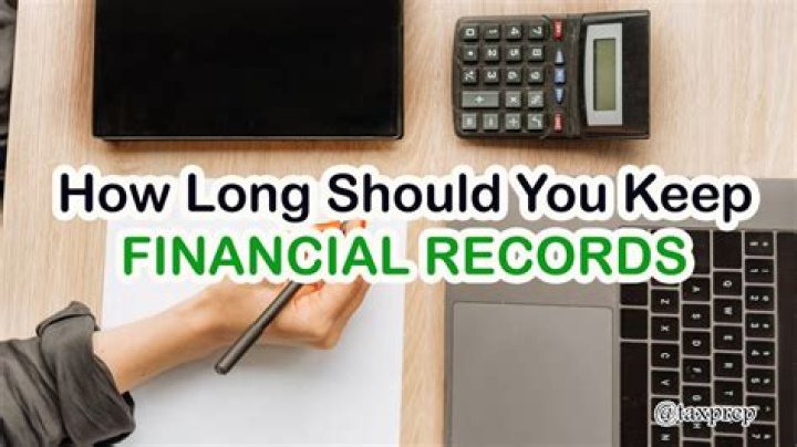 How long should a company keep its accounting records?