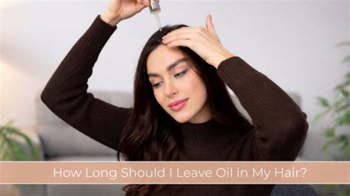 How long should I leave castor oil in my hair?