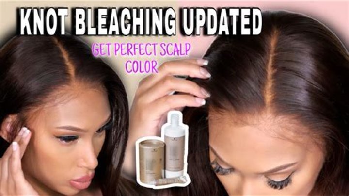 How long should you bleach knots with 20 developer?