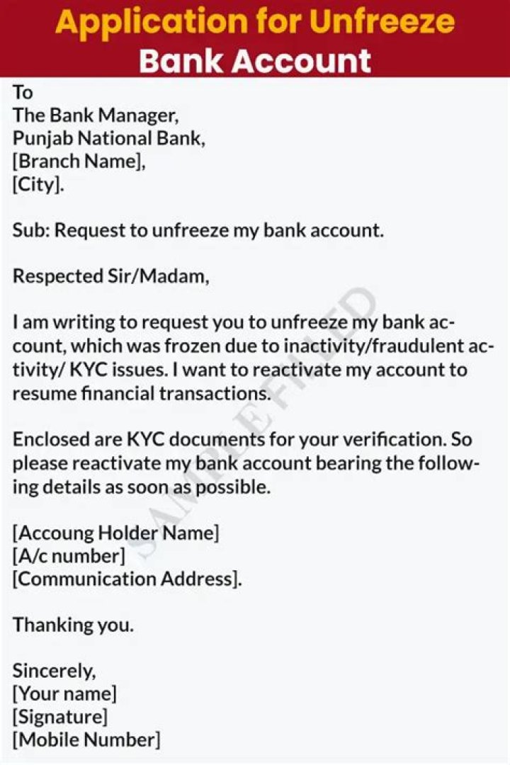 How long until my account is unfrozen?