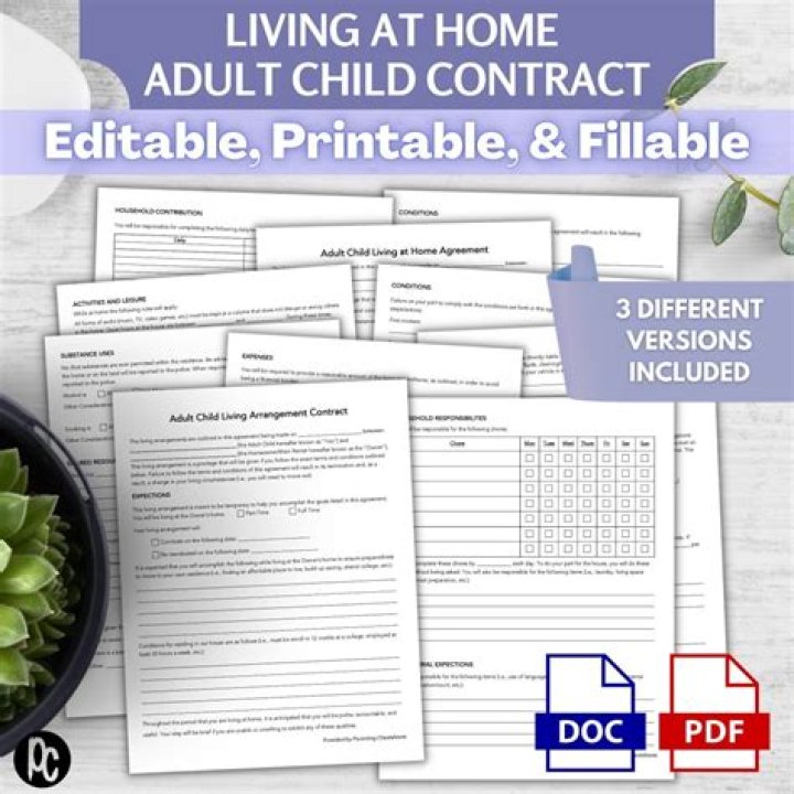 How many adult children still live at home?