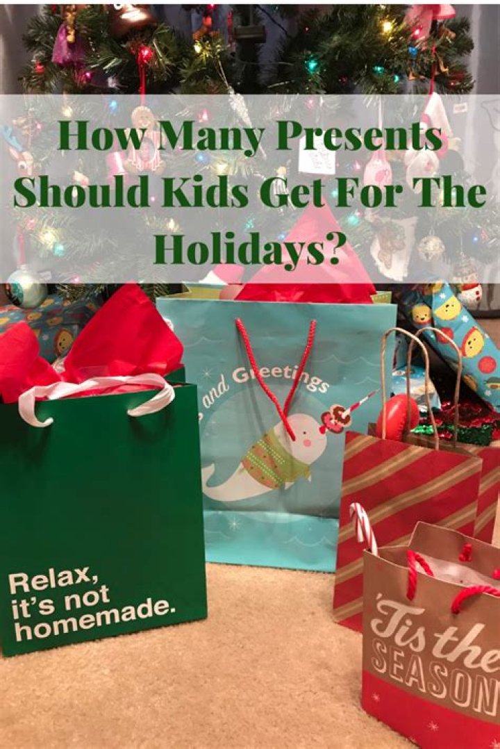 How many gifts should a child get from Santa?