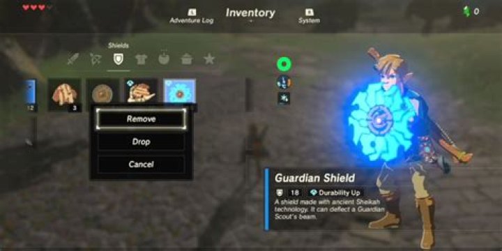 How many Guardian lasers can the Guardian shield take?