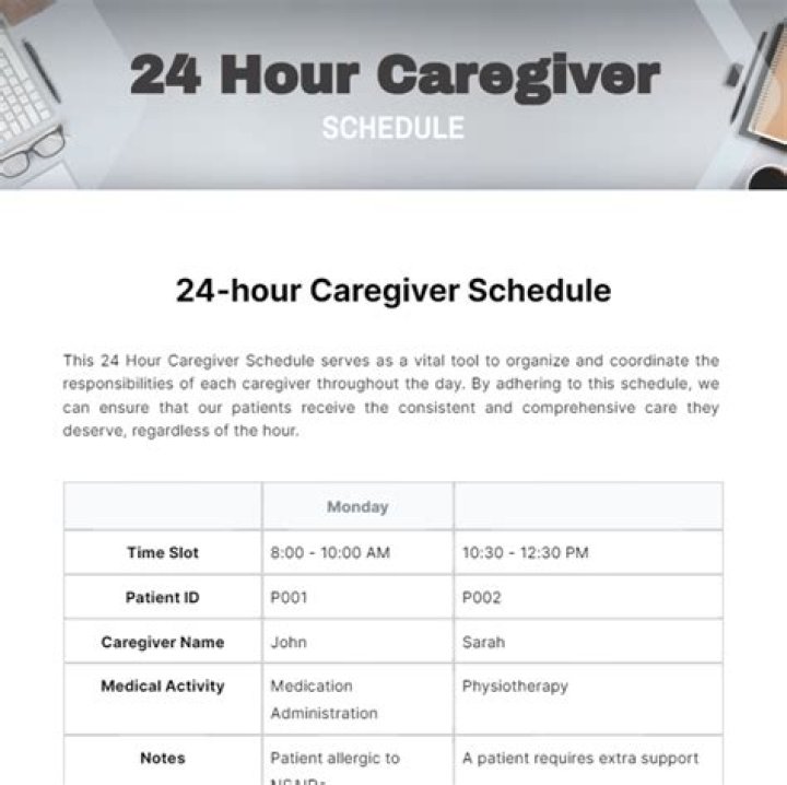 How many hours does a 24 hour caregiver work?