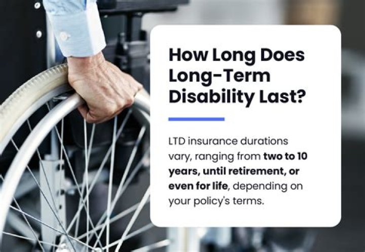 How many months does long term disability last?