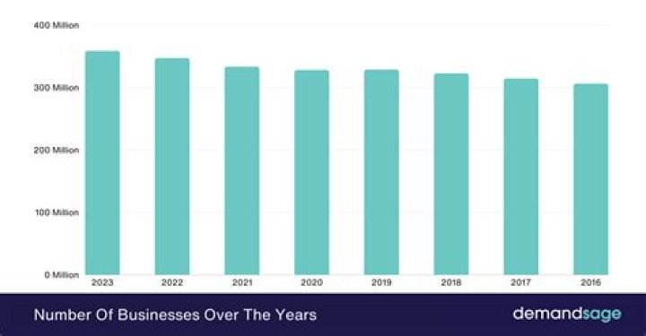 How many new businesses started in 2016?