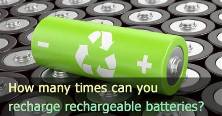 How many times can you recharge rechargeable batteries?