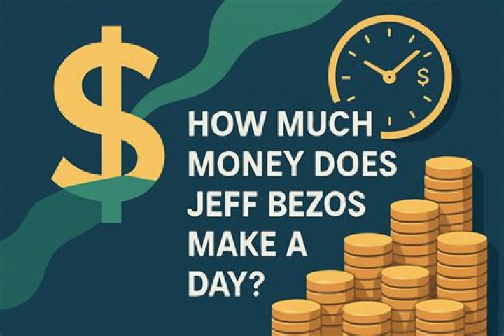 How much Bezos makes a day?