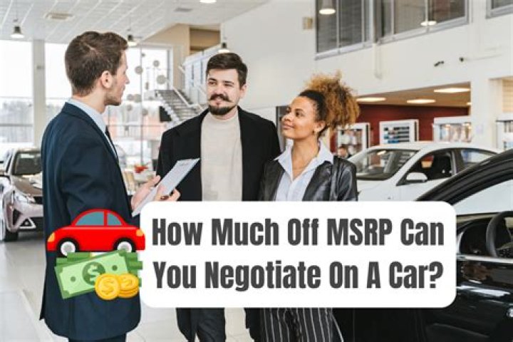 How much can you negotiate off the price of a new car?