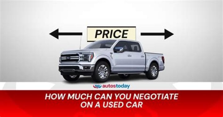 How much can you usually negotiate off a used car?