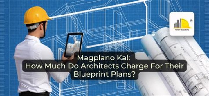 How much do architects charge for blueprints?