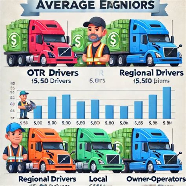 How much do self employed semi truck drivers make?
