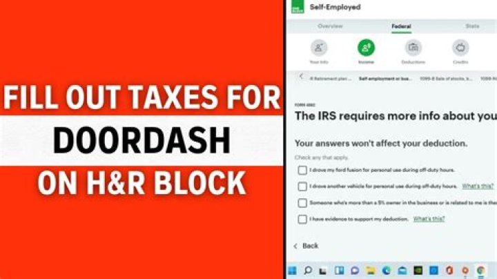 How much do you pay in taxes for DoorDash?