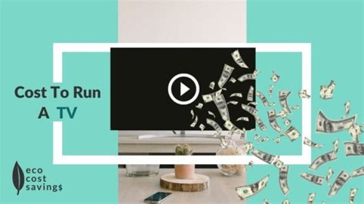 How much does a TV cost to run?