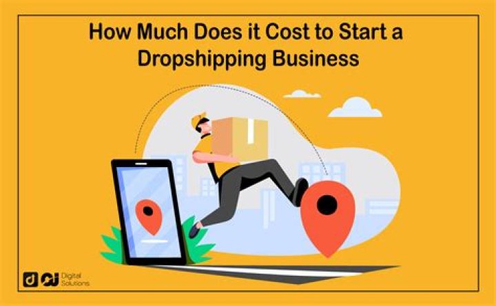 How much does it cost to start a dropshipping business?