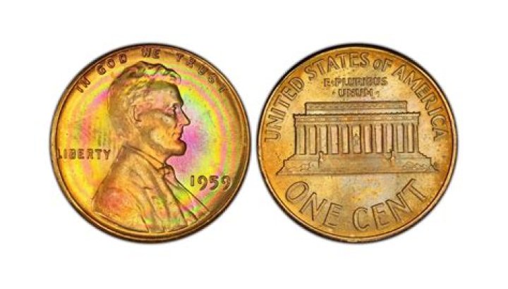 How much is a 1959 gold penny worth?
