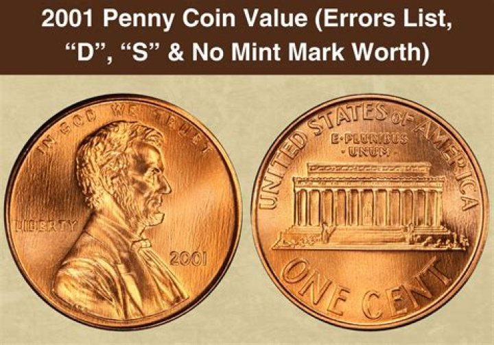 How much is a 2001 penny worth today?