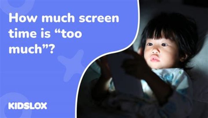 How much is too much Screen Time?