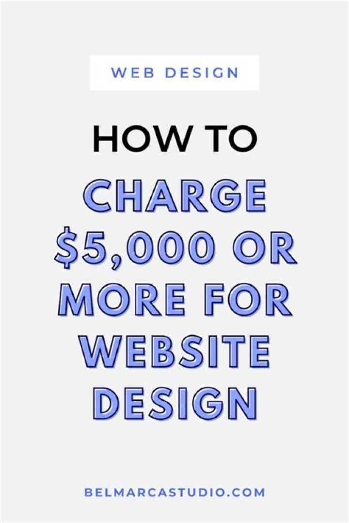 How much should I charge for Web design and maintenance?