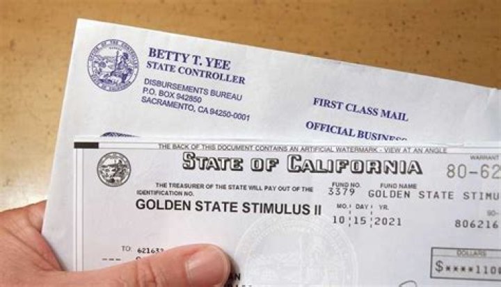 How much was the Golden State stimulus 2?