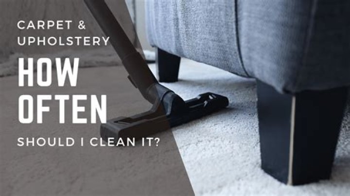How often should you change carpet?