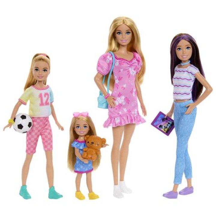 How old is Barbie Skipper Stacie and Chelsea?