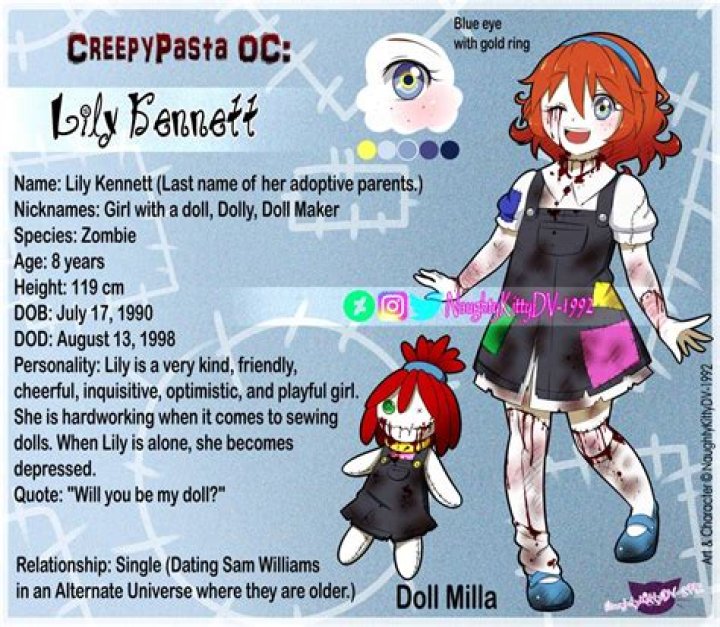 How old is Lily Creepypasta?