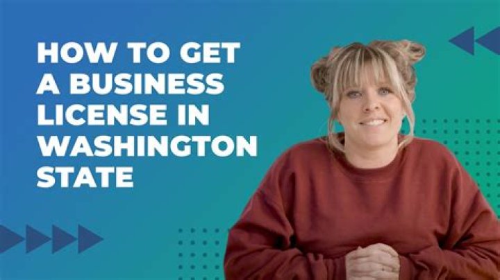 How to get a business license in Washington State?
