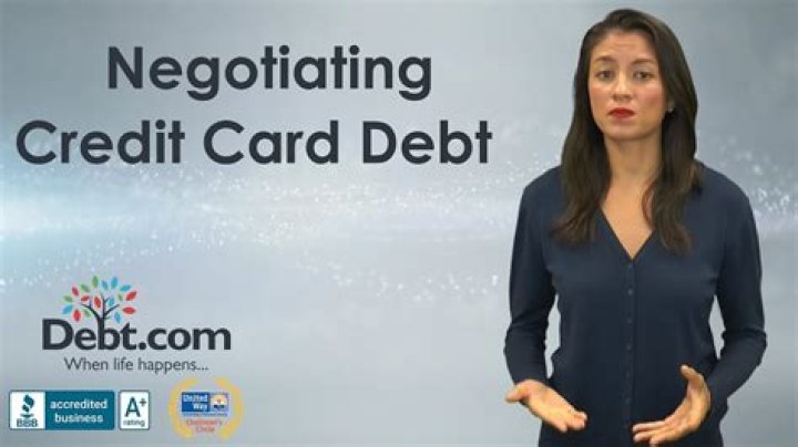 How to negotiate debt with your credit card company?