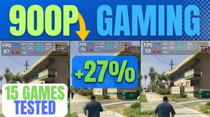 Is 900p good for gaming?